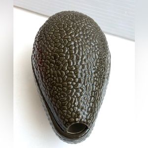 Ceramic Guacamole dish container to serve guacamole avocado shaped dish vintage